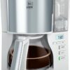 1025-07 LooK V Timer weiß/Edelstahl Filterkaffeemaschine