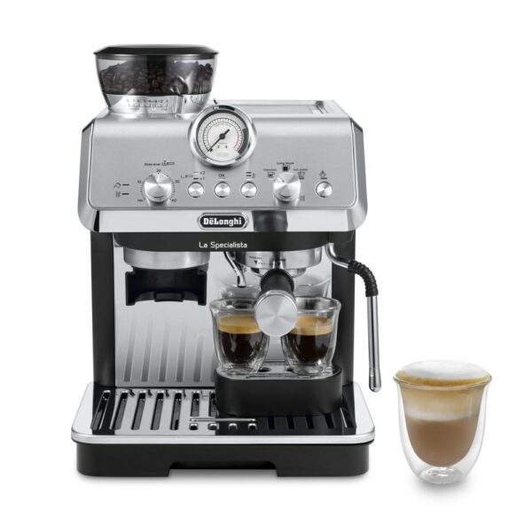 Siebträger-Espressomaschine La Specialista Arte EC 9155.MB metall/schwarz + GRATIS Milchkännchen und Tamper