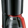 1017-09 ENJOY BASIS schwarz/rot Filterkaffeemaschine