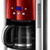 23240-56 Luna Solar Red Glas Filterkaffeemaschine