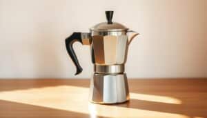 Der klassische Espressokocher, einfach aber genial