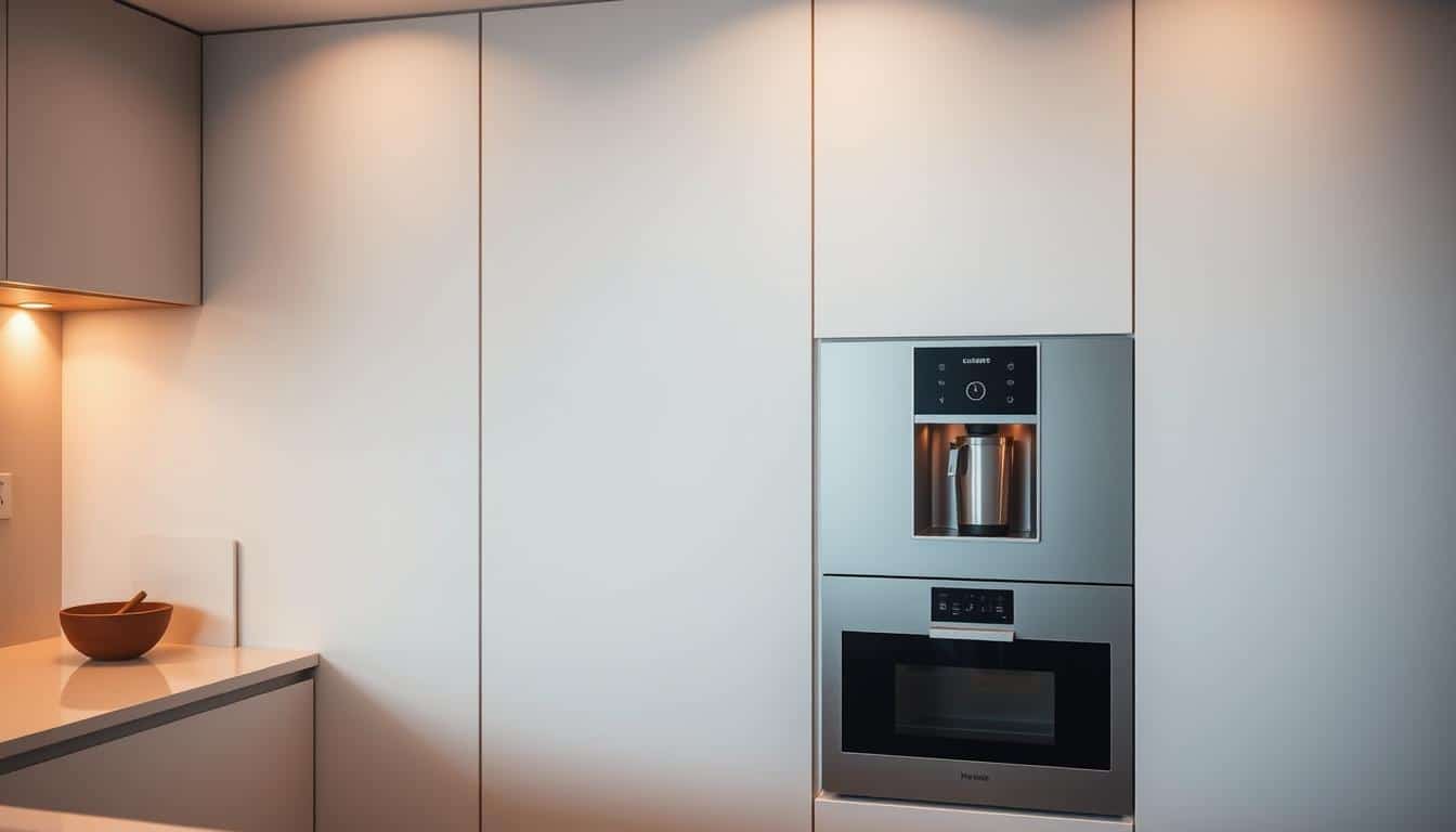 Die Kaffeemaschine in die Küchenzeile integrieren