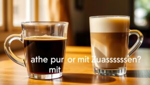 Kaffee pur oder mit Zusätzen?