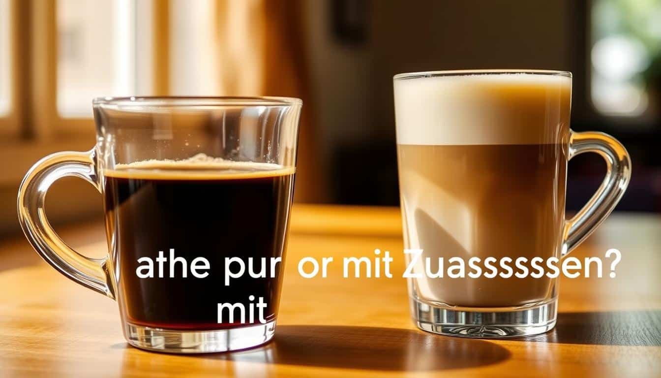 Kaffee pur oder mit Zusätzen?