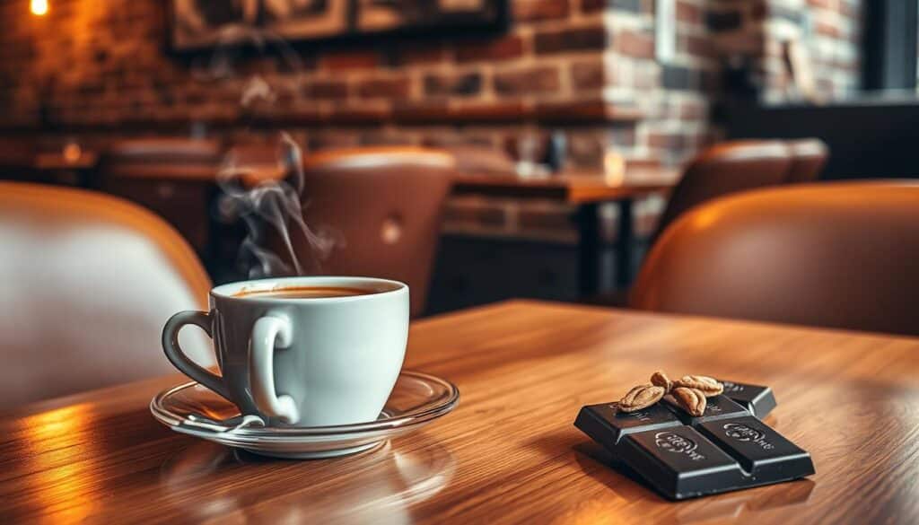 Schokolade zum Kaffee - zwei Dinge, die gut zueinander passen