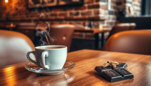 Schokolade zum Kaffee - zwei Dinge, die gut zueinander passen